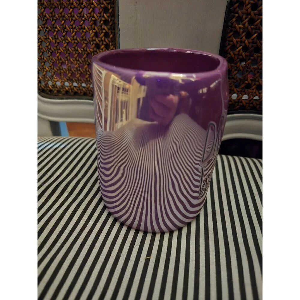 Rae Dunn Halloween Drink Up Witches Purple Luster Mug